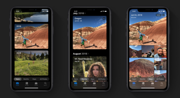 iOS 13全新相册界面
