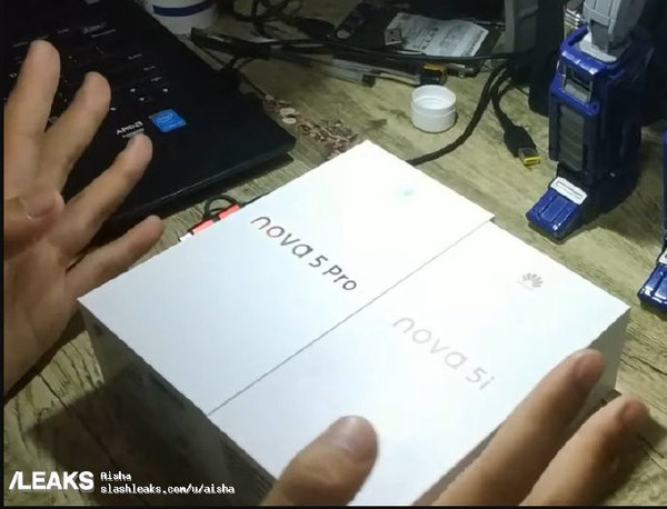 华为nova 5系列包装盒（图源Slashleaks）