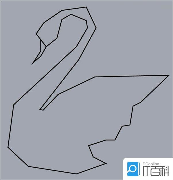 AI怎么绘制折纸天鹅图标 AI绘制折纸天鹅图标教程【详解】