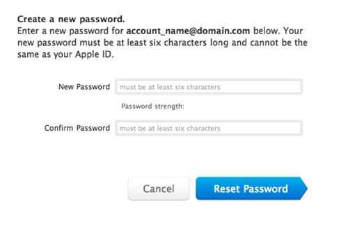 iPhone4S如何取回和更改iTunes密码