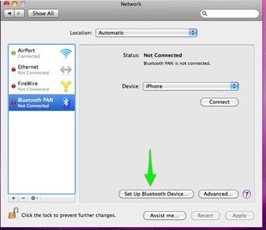 iPhone4S如何通过蓝牙设置网络共享