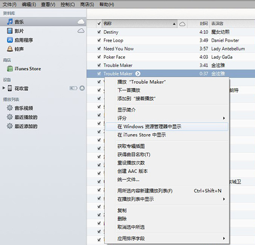 选择“在Windows资源管理器中显示”