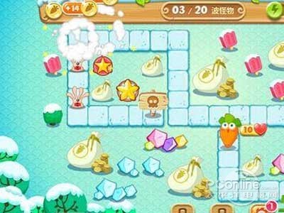 进入游戏后，骷髅标志牌表示怪物的出发点