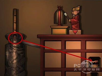 再将方才取得的龙珠放入图2的圆圈中得到一个木架