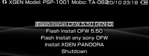 PSP2000用5.50GEN-D系统如何升级