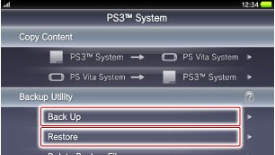 PSVita如何备份/还原PS Vita的应用程序